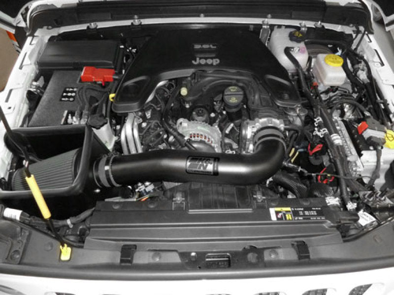 Load image into Gallery viewer, K&N 2018 Jeep Wrangler JL V6-3.6L F/I Blackhawk Performance Intake Kit (No Jeep Grand Cherokee)