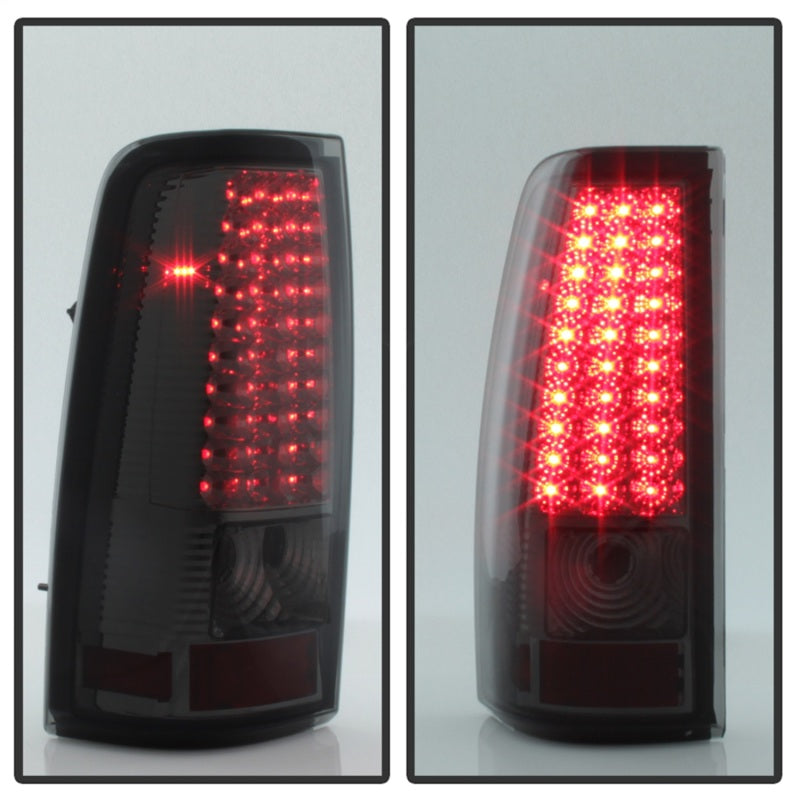 Load image into Gallery viewer, xTune Chevy Silverado 1500/2500/3500 99-02 99-03 LED Tail Lights Smoke ALT-ON-CS99-LED-SM