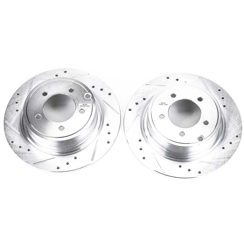 Load image into Gallery viewer, Power Stop 11-14 Chrysler 200 Rear Evolution Drilled & Slotted Rotors - Pair