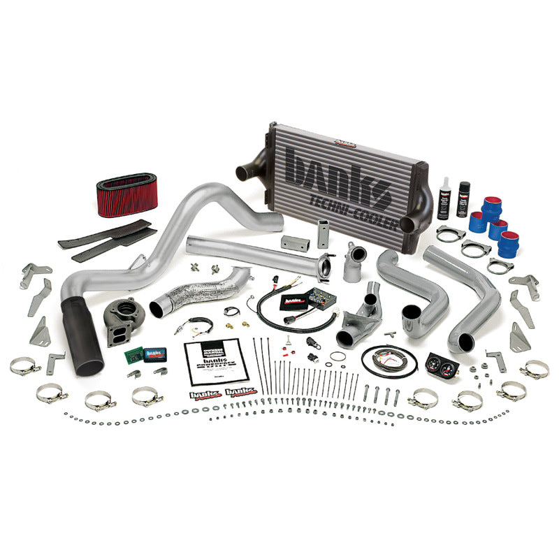 Load image into Gallery viewer, Banks Power 94-95.5 Ford 7.3L Auto PowerPack System - SS Single Exhaust w/ Black Tip