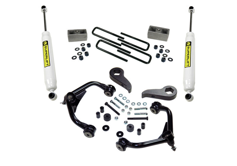 Load image into Gallery viewer, Superlift 11-19 Chevy Silv/GMC Sierra 2500 HD 3in Lift Kit w/ Superlift Rear Shocks