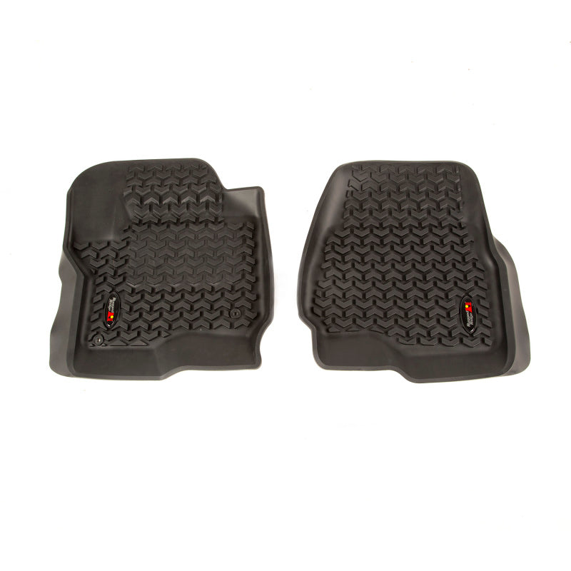 Load image into Gallery viewer, Rugged Ridge Floor Liner Front Black 2017-2018 Ford F-250 / F-350 / F-450 / F-550 Regular