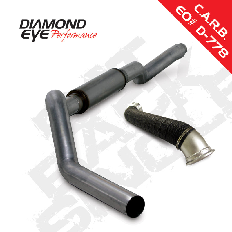 Load image into Gallery viewer, Diamond Eye KIT 5in Catback Single w/ TDP SS 06-07 Chevy/GMC 6.6L Duramax 2500/3500
