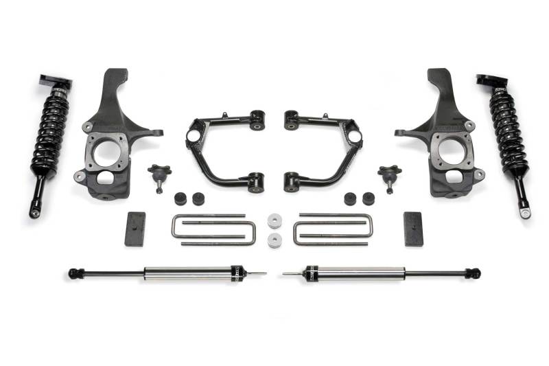 Load image into Gallery viewer, Fabtech 16-21 Toyota Tundra 2WD/4WD 4in UCA Kit w/Bjs & Dlss 2.5C/O & Rr Dlss