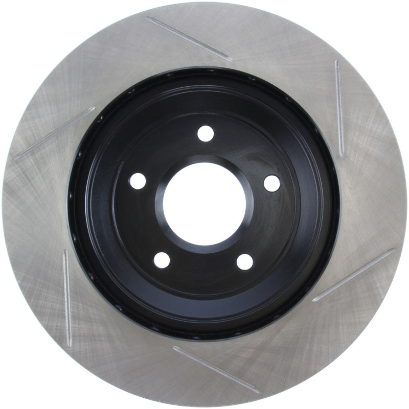 Load image into Gallery viewer, StopTech Power Slot 97-04 Chevy Corvette / 04 & 08 Cadillac XLR/XLR-V Front Right Slotted Rotor