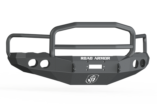 Road Armor 02-05 Dodge 1500 Stealth Front Winch Bumper w/Lonestar Guard - Tex Blk