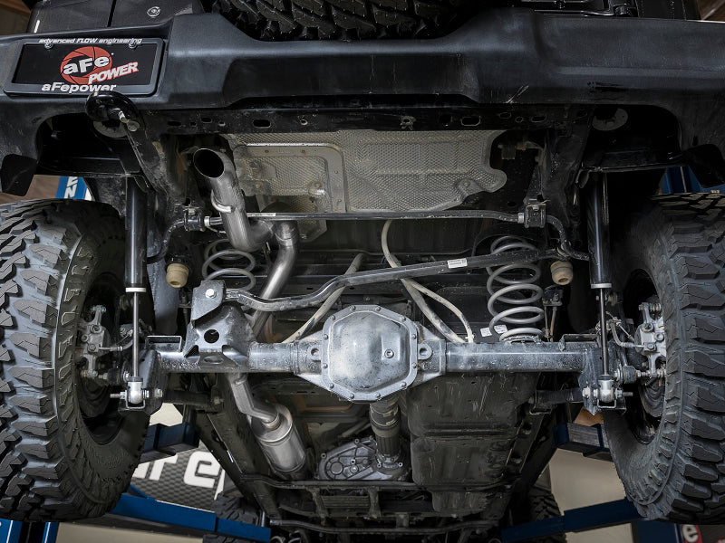 Load image into Gallery viewer, aFe MACH Force-Xp 2.5in 409 SS Catback High-Tuck Exhaust 18-21 Jeep Wrangler (JL) 3.6L 4-Door
