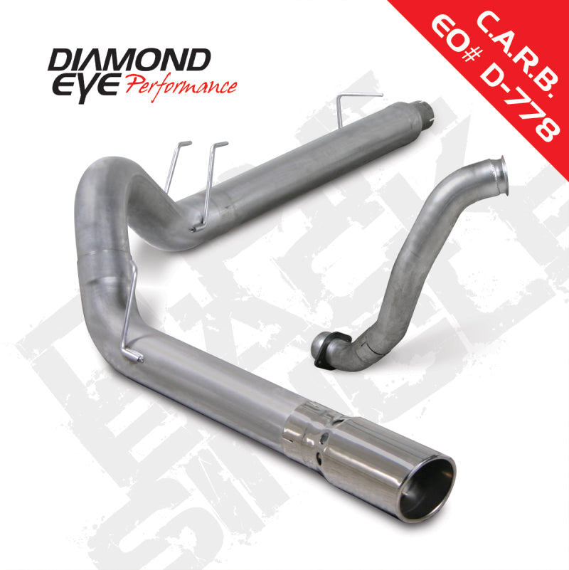 Load image into Gallery viewer, Diamond Eye KIT 5in DPF-BACK w/ DP Single AL 08-10 Ford 6.4L Powerstroke F250/F350