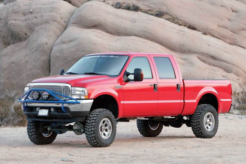 Load image into Gallery viewer, Fabtech 05-07 Ford F250 4WD w/Factory Overload 6in 4Link Sys w/Coils & Dlss Sh Ks
