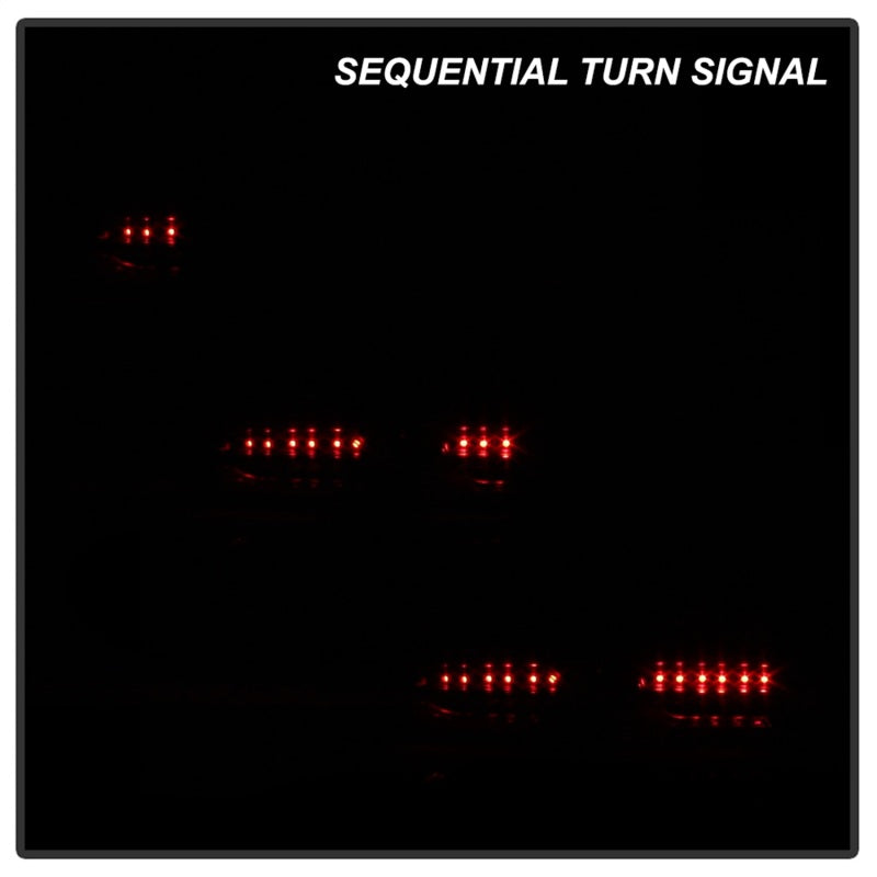 Load image into Gallery viewer, Spyder Chevy Camaro 16-18 Halogen LED Tail Lights Black ALT-YD-CCAM16HAL-SEQ-BK