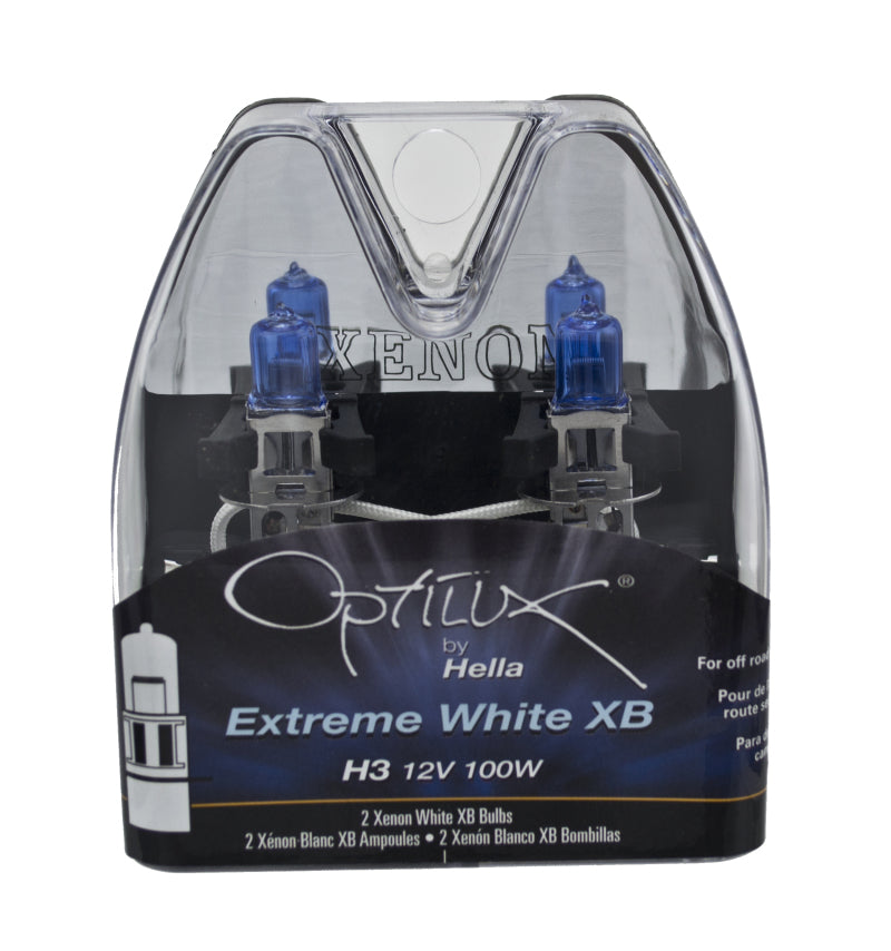 Load image into Gallery viewer, Hella Optilux H3 12V / 100W Xenon White XB Light Bulb