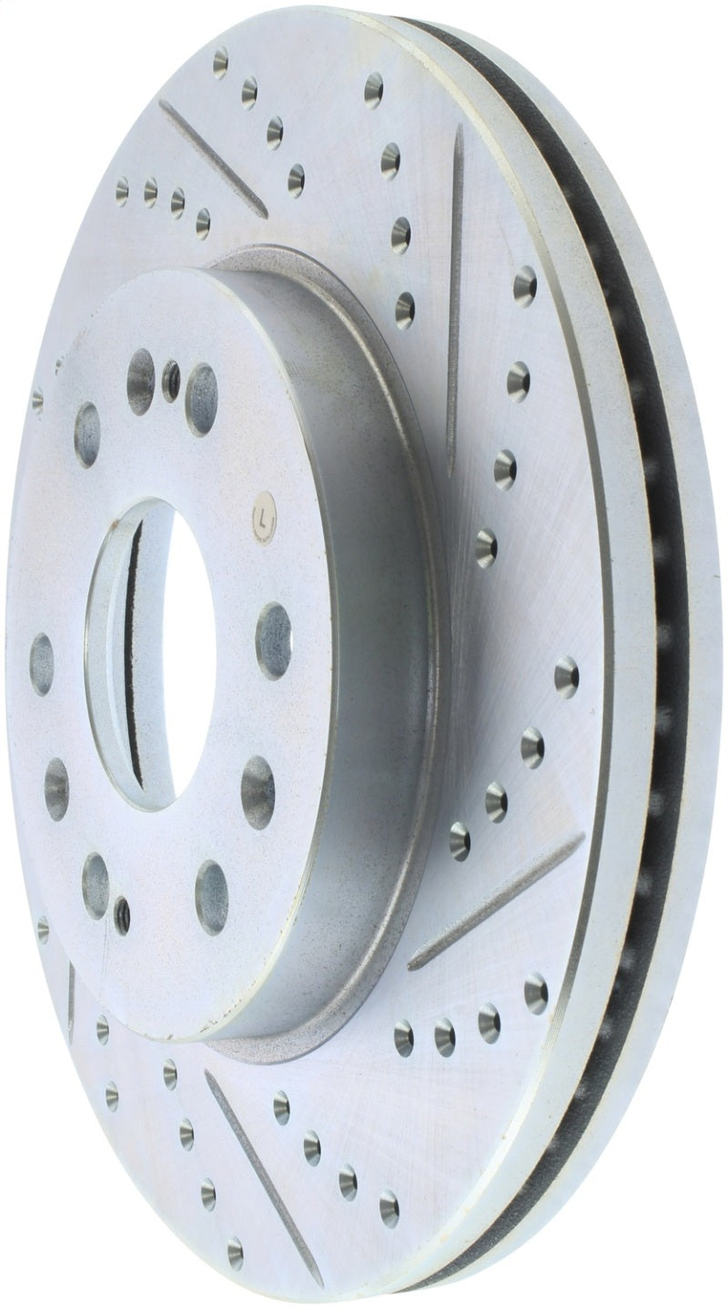 Load image into Gallery viewer, StopTech Select Sport 07-11 GM Silverado 1500 Slotted and Drilled Left Front Rotor