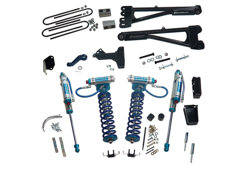 Load image into Gallery viewer, Superlift 05-07 Ford F-250/F-350 SD 4WD 6in Lift Kit w/Repl Radius Arms & King Coilovers Rear Shocks