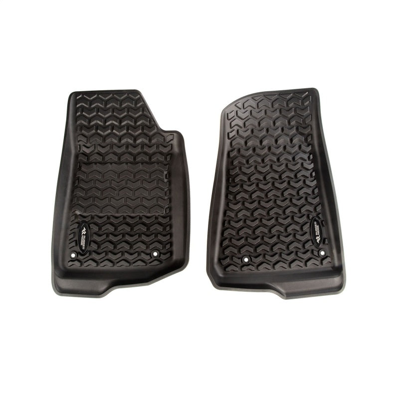 Load image into Gallery viewer, Rugged Ridge Floor Liner Kit Black F/R/Full Cargo 18-20 Jeep Wrangler JL 2Dr