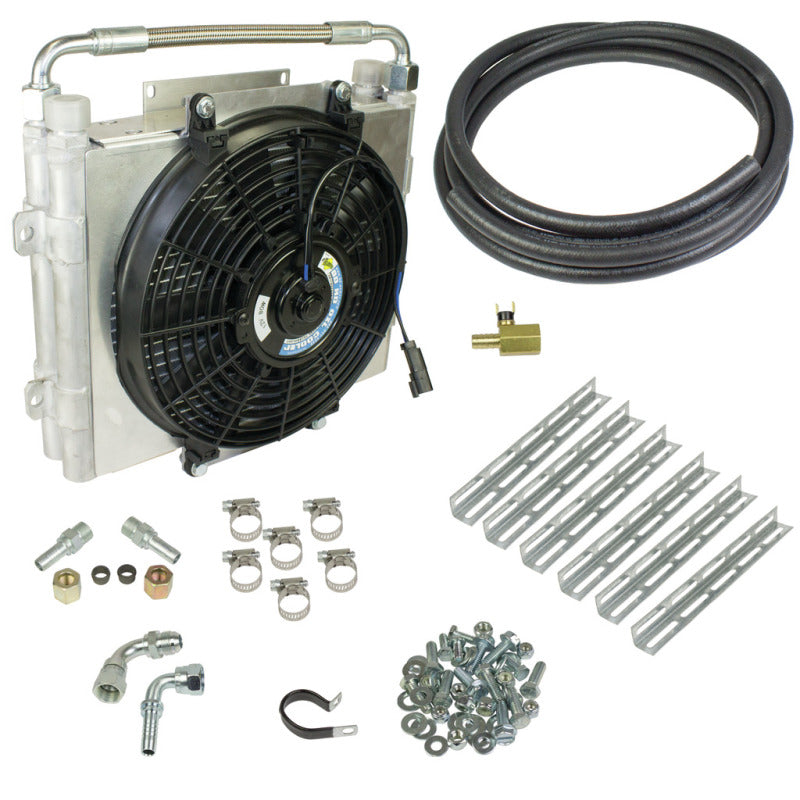 Load image into Gallery viewer, BD Diesel Xtrude Double Stacked Transmission Cooler Kit - Universal 1/2in Tubing