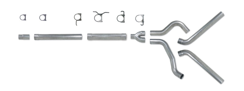Load image into Gallery viewer, Diamond Eye KIT 4in Catback MFLR RPLCMENT PIPE DUAL AL: 94-97 FORD 7.3L F250/F350 PWRSTROKE