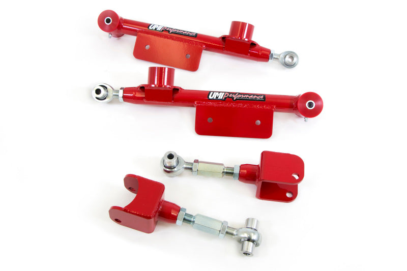 Load image into Gallery viewer, UMI Performance 79-98 Ford Mustang Upper & Lower Rear Control Arms Kit