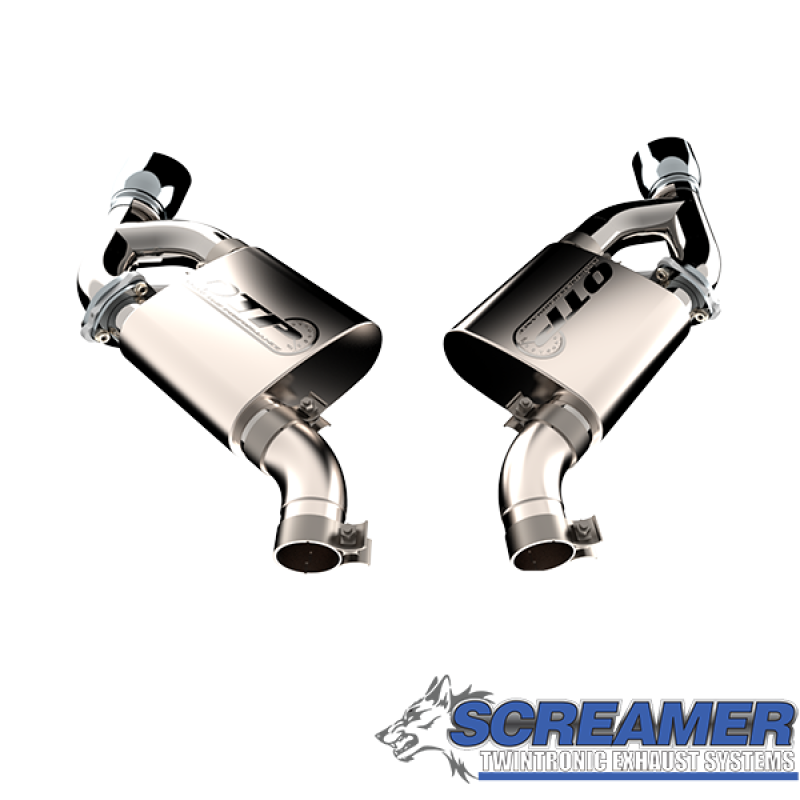 Load image into Gallery viewer, 2016-2024 Chevrolet Camaro SS QTP Screamer Axle Back Dual Tip Bumper