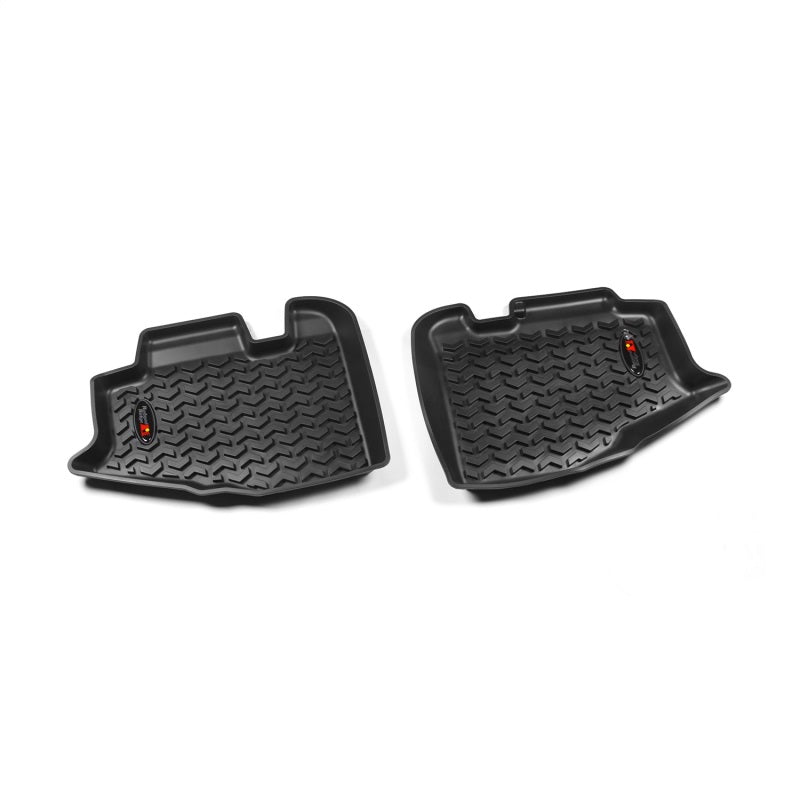 Load image into Gallery viewer, Rugged Ridge Floor Liner Rear Black 1997-2006 Jeep Wrangler TJ / LJ