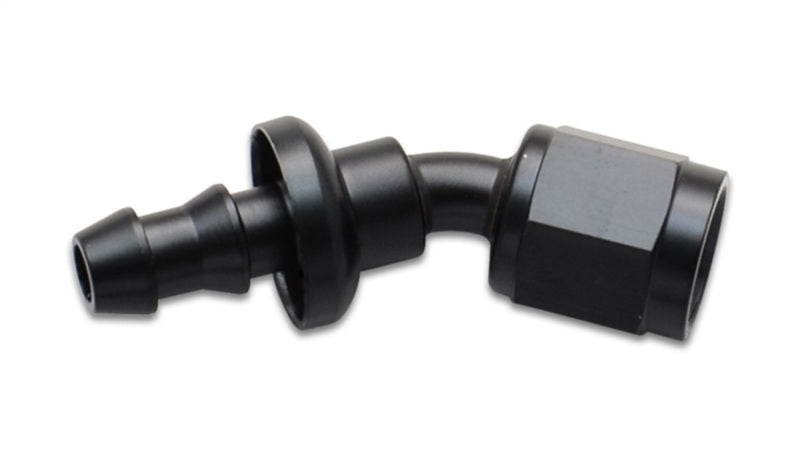 Load image into Gallery viewer, Vibrant Push-On 30 Degree Hose End Elbow Fitting Size -4AN