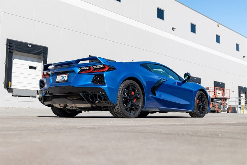 Load image into Gallery viewer, Corsa 20-25 Corvette C8 3in Valved Cat-Back 4.5in Blk Quad Tips Fits Factory Perf Exhaust DeletesAFM