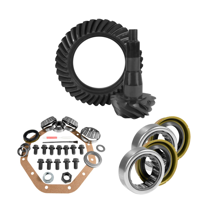 Load image into Gallery viewer, Yukon Gear ZF 9.25in CHY 3.21 Rear Ring & Pinion Install Kit Axle Bearings and Seal