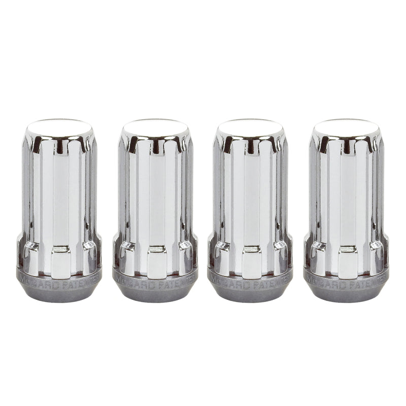 Load image into Gallery viewer, McGard SplineDrive Lug Nut (Cone Seat) 1/2-20 / 1.60in. Length (4-Pack) - Chrome (Req. Tool)