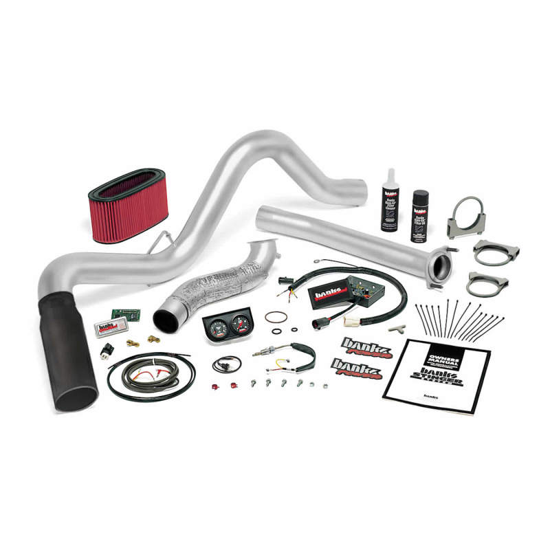 Load image into Gallery viewer, Banks Power 94-95.5 Ford 7.3L Man Stinger System - SS Single Exhaust w/ Black Tip