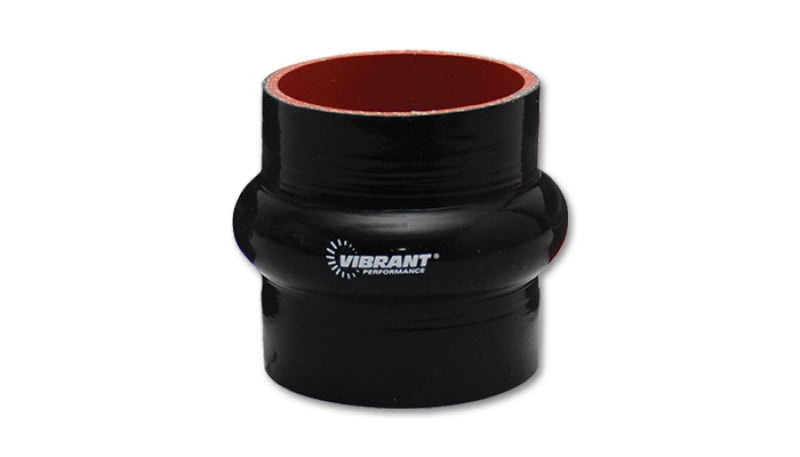 Load image into Gallery viewer, Vibrant Silicone Hump Hose Coupler 2.375in ID x 3.00in Long - Black