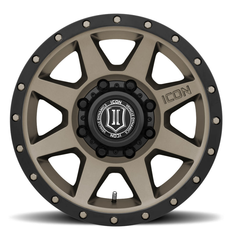 Load image into Gallery viewer, ICON Rebound HD 18x9 8x180 12mm Offset 5.5in BS 124.2mm Bore Bronze Wheel
