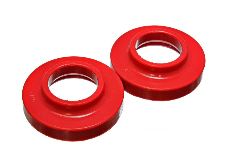 Load image into Gallery viewer, Energy Suspension Front. Spring Pad Set Jeep Tj - Red