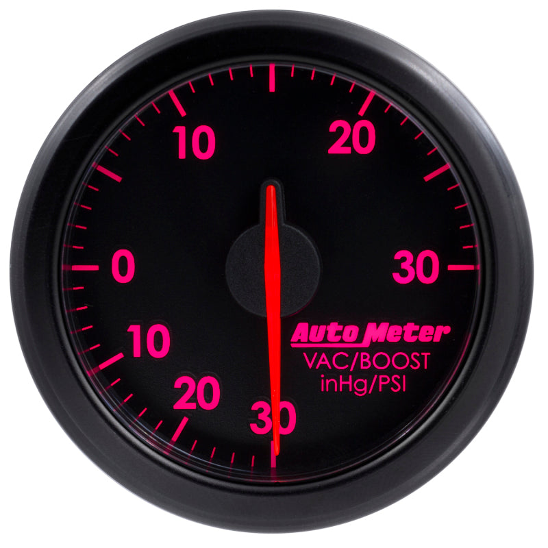 Load image into Gallery viewer, Autometer Airdrive 2-1/6in Boost/Vac Gauge 30in HG/30 PSI - Black