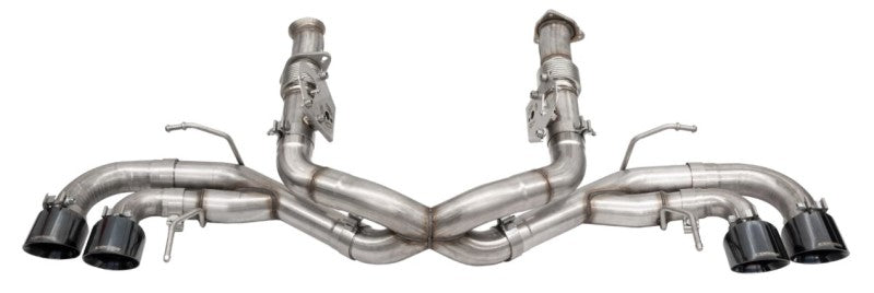 Load image into Gallery viewer, Corsa 2020-25 Corvette C8 3in Xtreme Cat-Back Exhaust 4.5in Black Quad Tips - Deletes stock AFMValve