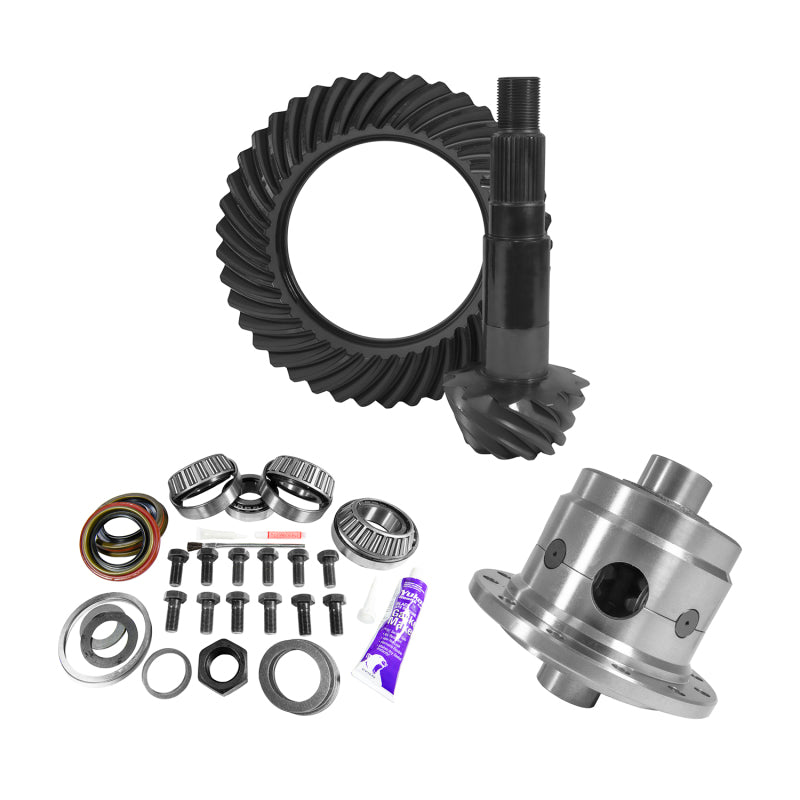Load image into Gallery viewer, Yukon Gear 11.25in Dana 80 4.30 Rear Ring & Pinion Install Kit 35 Spline Positraction 4.375in BRG