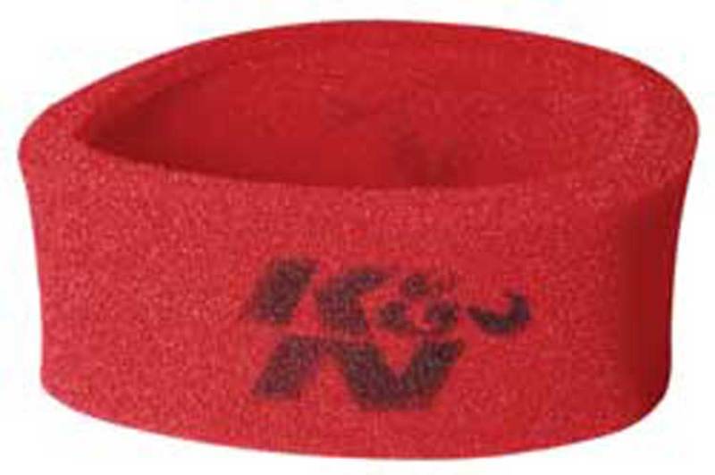 Load image into Gallery viewer, K&N Universal Airforce Pre-Cleaner Air Filter Foam Wrap - Round Straight - Red