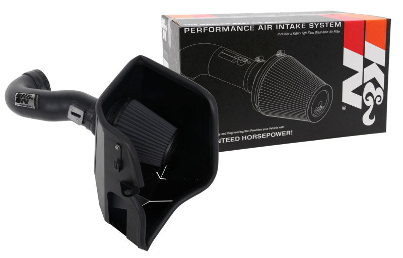 Load image into Gallery viewer, K&N 2019 Chevrolet Silverado 1500 5.3L V8 Black Performance Intake Kit