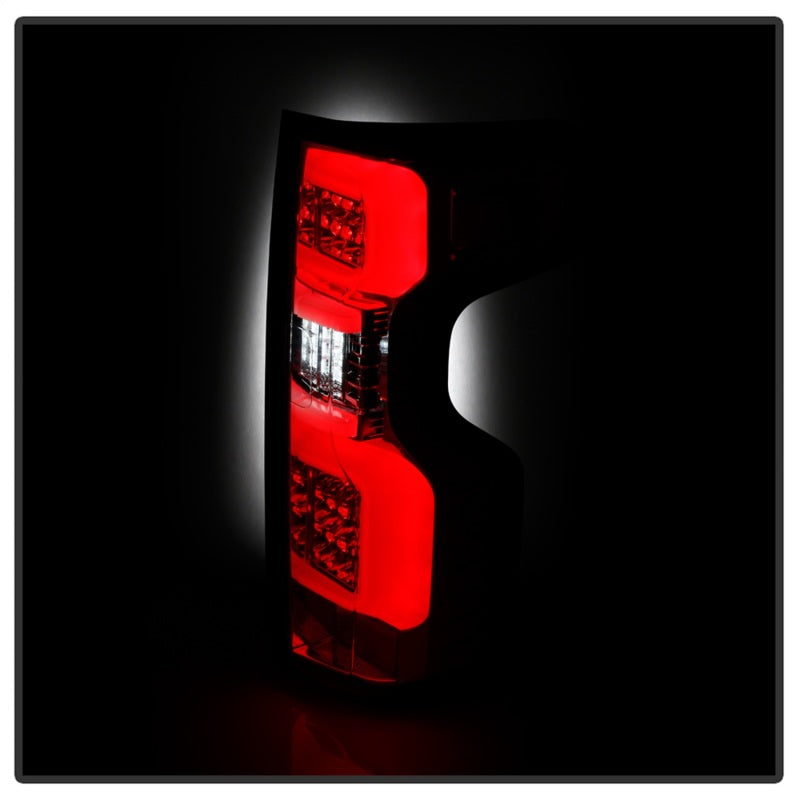 Load image into Gallery viewer, Spyder Chevy Silverado 19-20 (Do Not Fit Halogen Model) LED Tail Light - Chrome ALT-YD-CS19LED-C