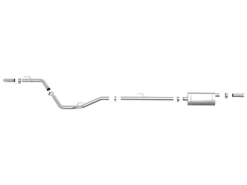 Load image into Gallery viewer, aFe Apollo GT Series 2-1/2in 409 SS Cat-Back Hi-Tuck Exhaust System 2020 Jeep Gladiator (JT) V6-3.6L