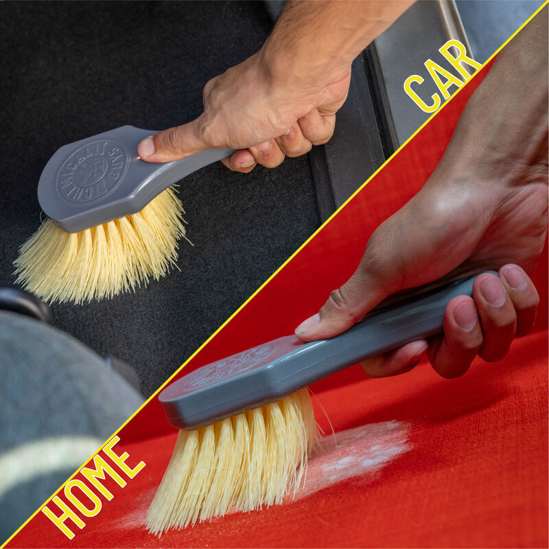 Load image into Gallery viewer, Chemical Guys Stiffy Brush For Carpets & Durable Surfaces - Yellow