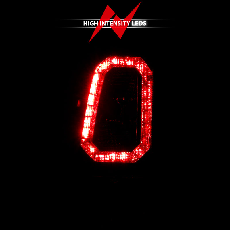 Load image into Gallery viewer, ANZO 2003-2006 Chevy Silverado 1500 LED Taillights Plank Style Black w/Smoke Lens