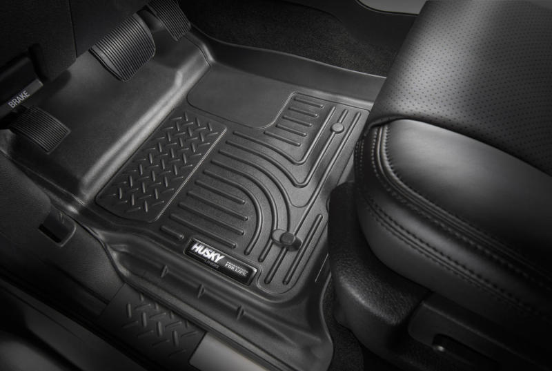 Load image into Gallery viewer, Husky Liners 2019+ Dodge Ram 1500 Quad Cab WeatherBeater 2nd Seat Black Floor Liners