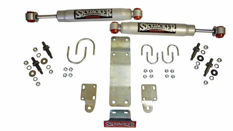 Load image into Gallery viewer, Skyjacker 2007-2017 Jeep Wrangler (JK) (Use w/ OEM Tie Rods) Dual Steering Damper Kit w/ 9000 Series