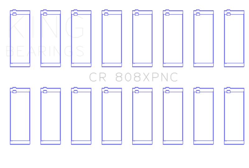 Load image into Gallery viewer, King Engine Bearings GM 369-502 Gen IV / V / VI Big Block Chevy Rod Bearing Set
