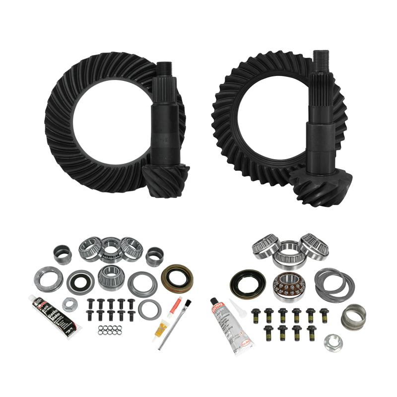 Load image into Gallery viewer, Yukon Gear Complete Gear and Kit Package for JL Jeep Non-Rubicon D44 Rear & D30 Front 3.73 Gear Rati