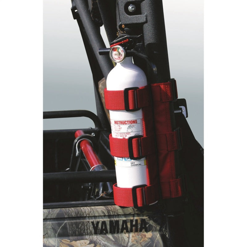 Load image into Gallery viewer, Rugged Ridge Fire Extinguisher Holder Red