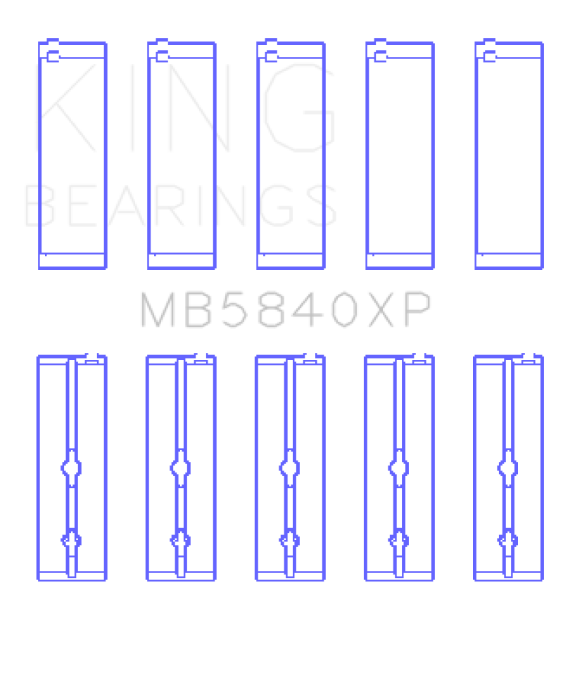 Load image into Gallery viewer, King Engine Bearings Chrysler 300 SRT8 (+0.25) Main Bearing Set