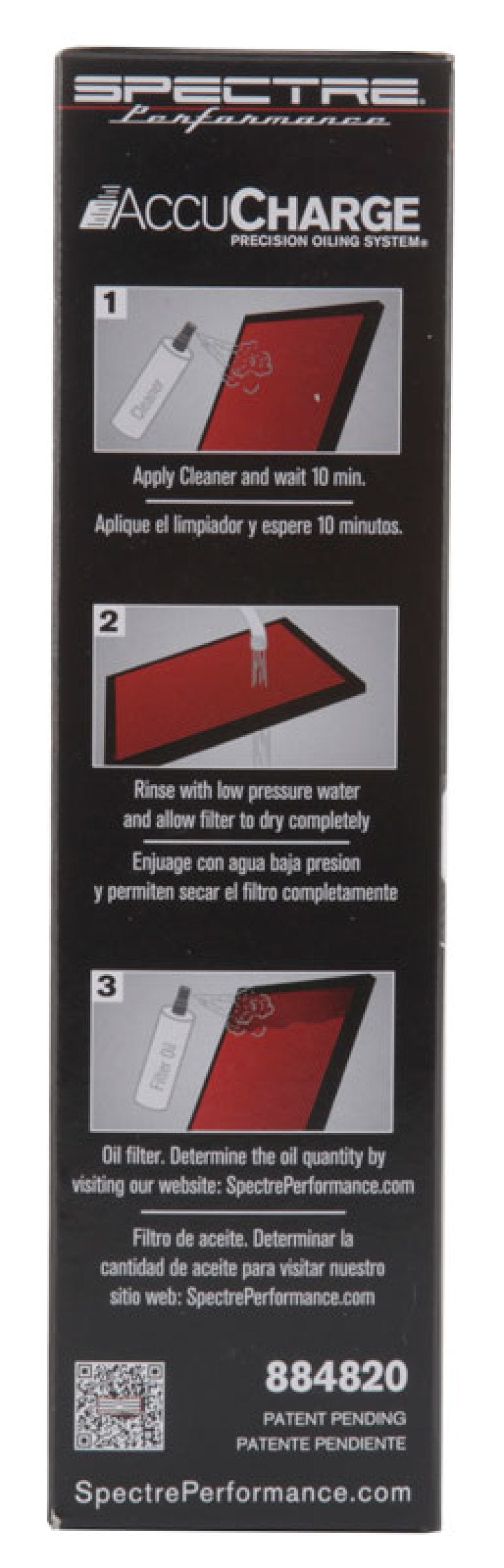 Load image into Gallery viewer, Spectre Accucharge Kit for HPR Filters - Clear