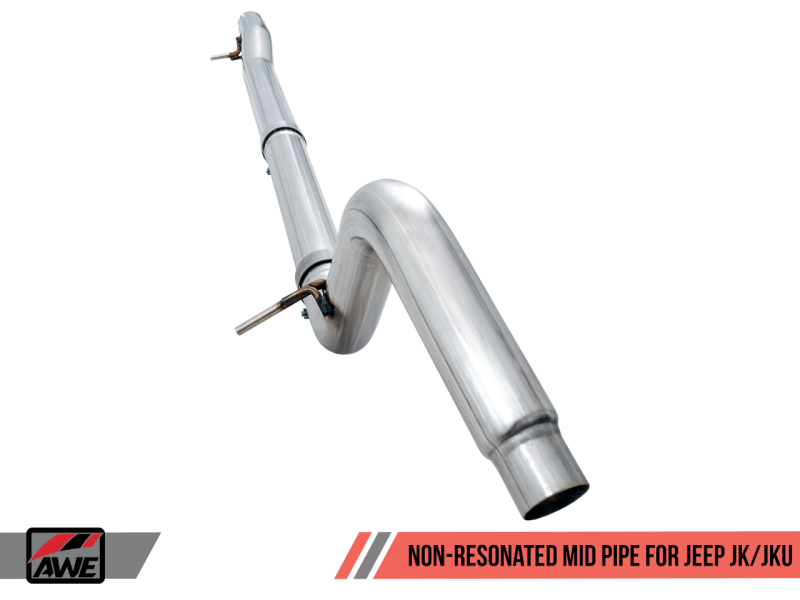 Load image into Gallery viewer, AWE Tuning 07-18 Jeep Wrangler JK/JKU 3.6L Non-Resonated Mid Pipe
