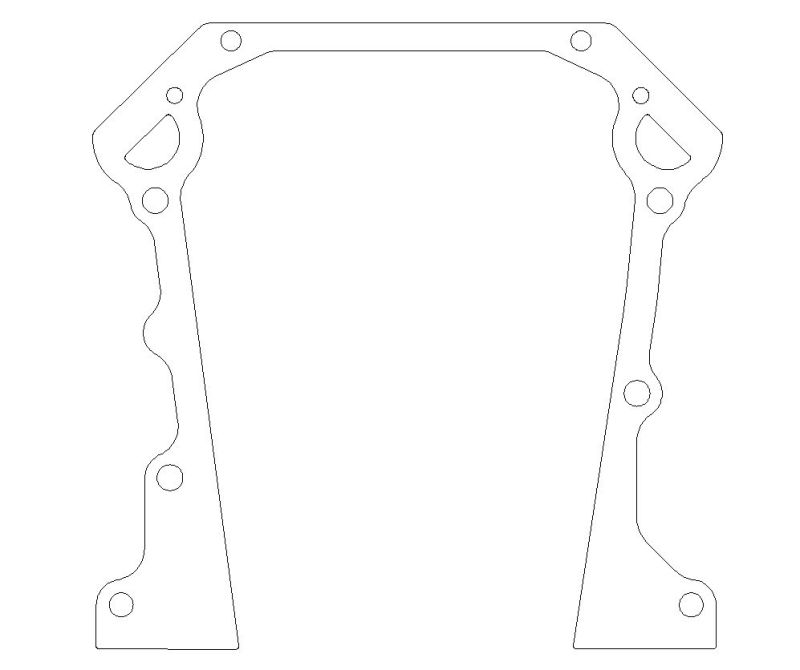 Load image into Gallery viewer, Cometic 65-91 Dodge V8 5.2L R-3 W-2 Timing Cover Gasket Set 0.018in AFM