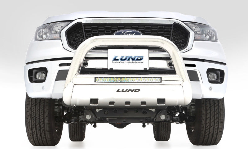 Load image into Gallery viewer, Lund 2019 Ford Ranger Bull Bar w/Light & Wiring - Polished Stainless